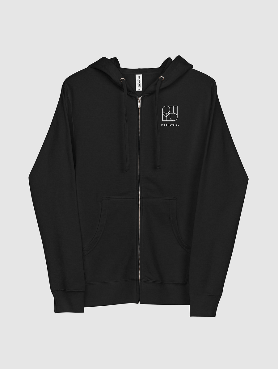Minimal/Modern Logo Unisex Fleece Zip Up product image (2)