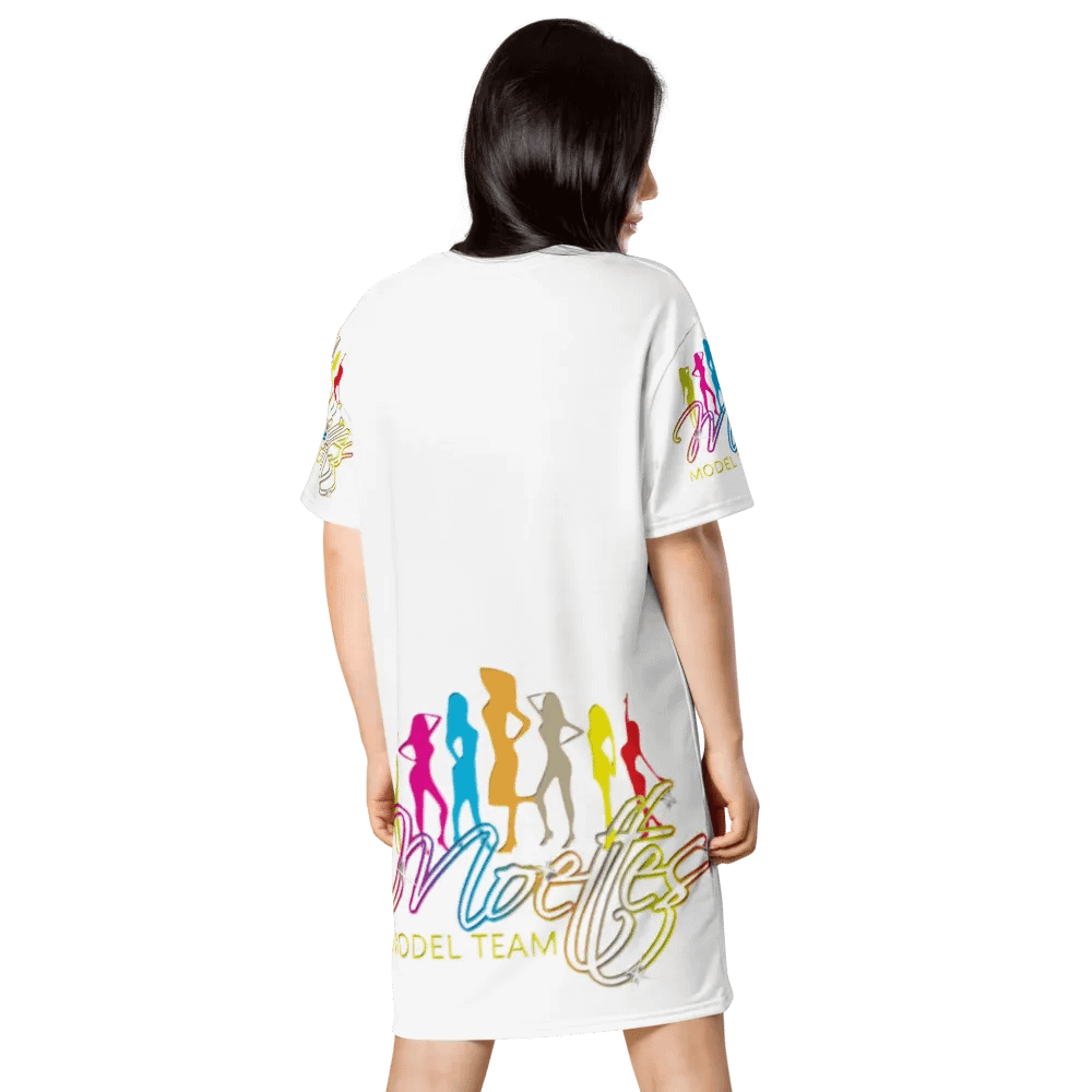 MOETTES PASSION WHT T SHIRT DRESS product image (3)