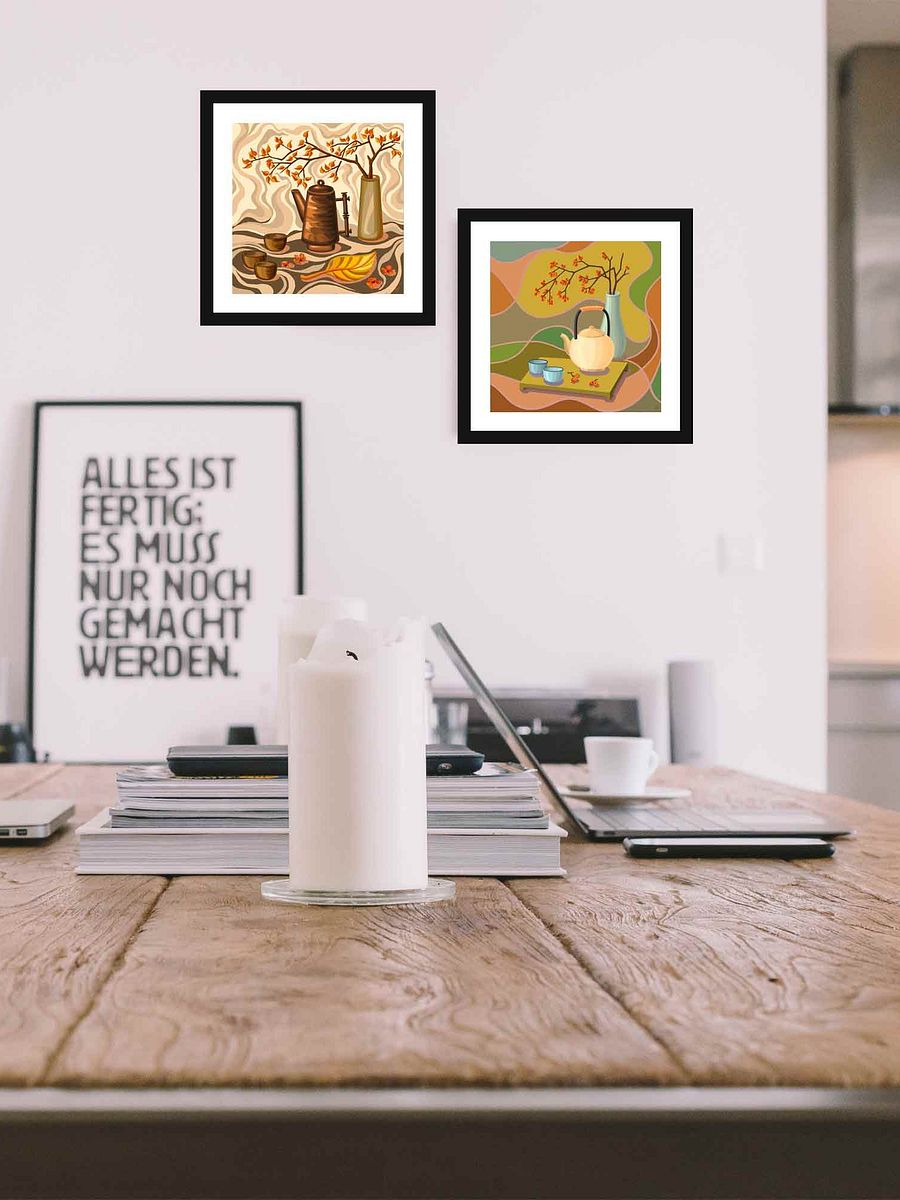 Tranquil Tea Time Poster - Coffee Shop No. 9 product image (21)