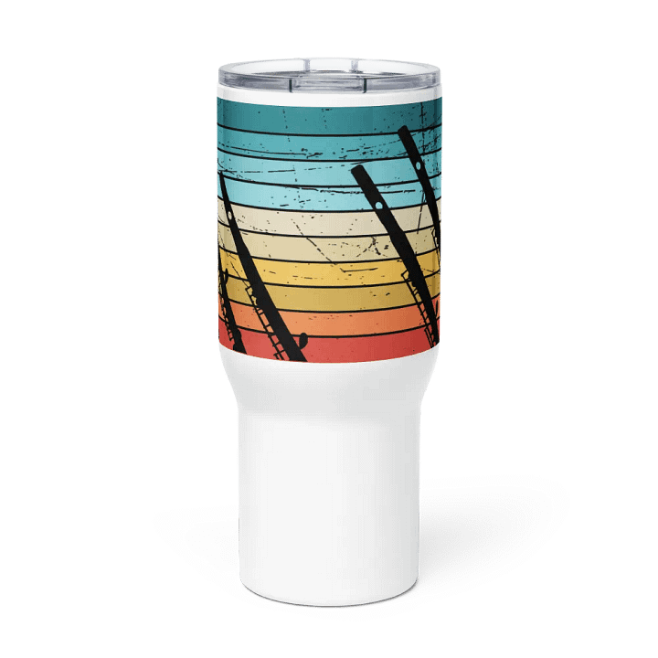 Abstract Flute Stainless Steel Travel Mug - Piccolo product image (2)