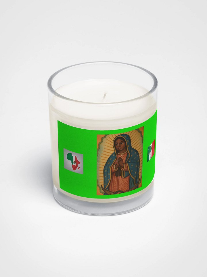 Vela de Protección y Orgullo – Afro-Mexicana Virgen de Guadalupe (Candle of Protection and Pride – Afro-Mexican Our Lady of Guadalupe) product image (2)