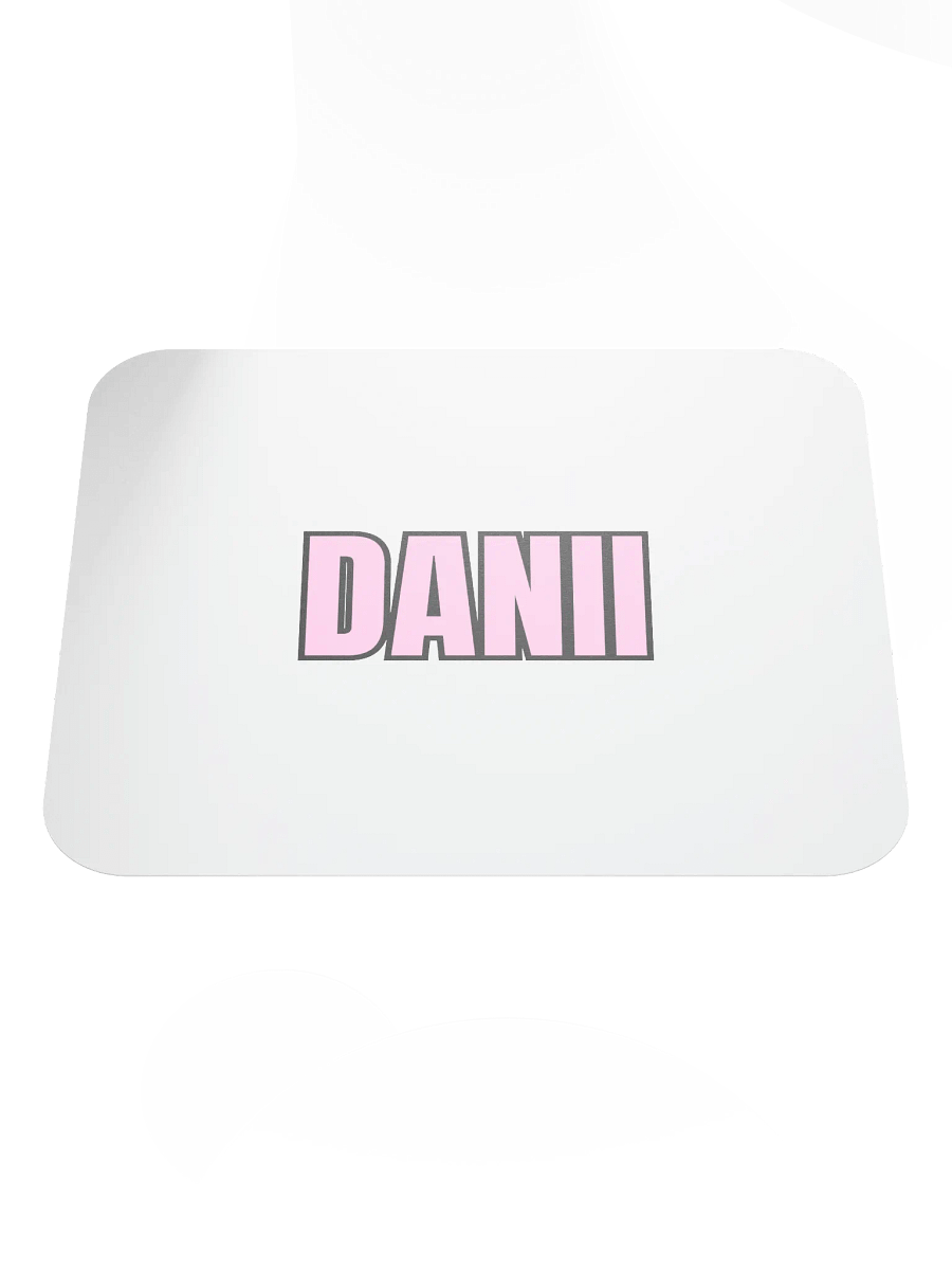DANII PINK BLACK MOUSE PAD product image (1)