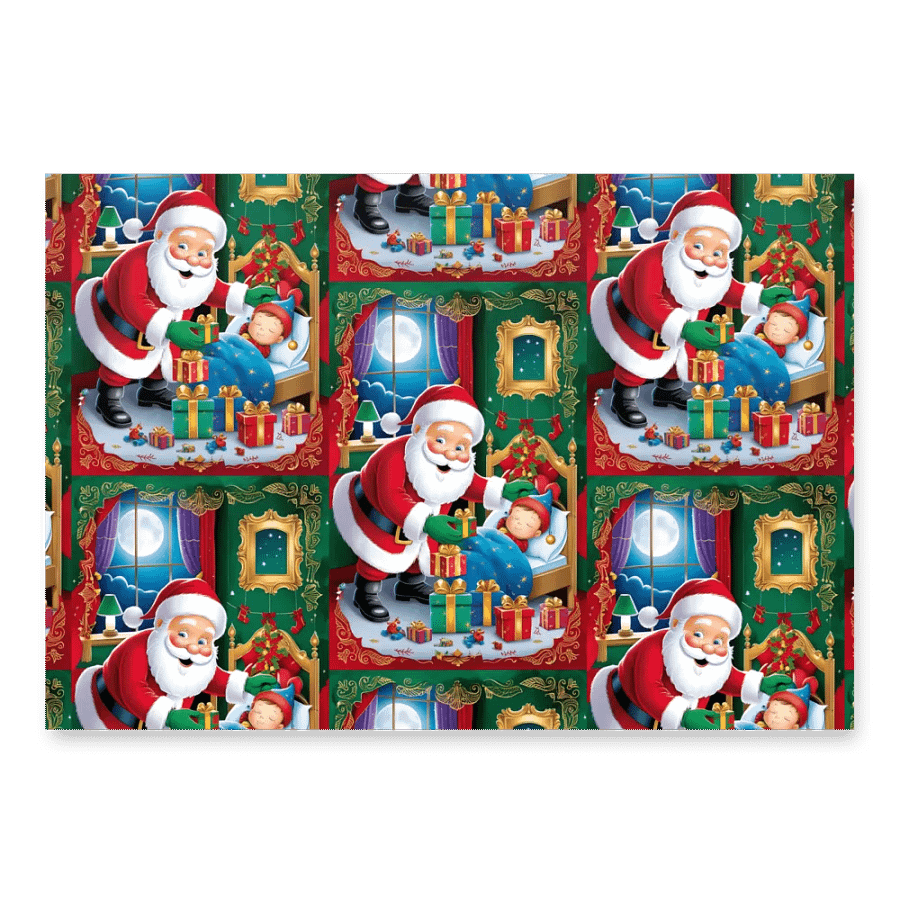 Santa's Surprise Wrapping Paper Set product image (2)