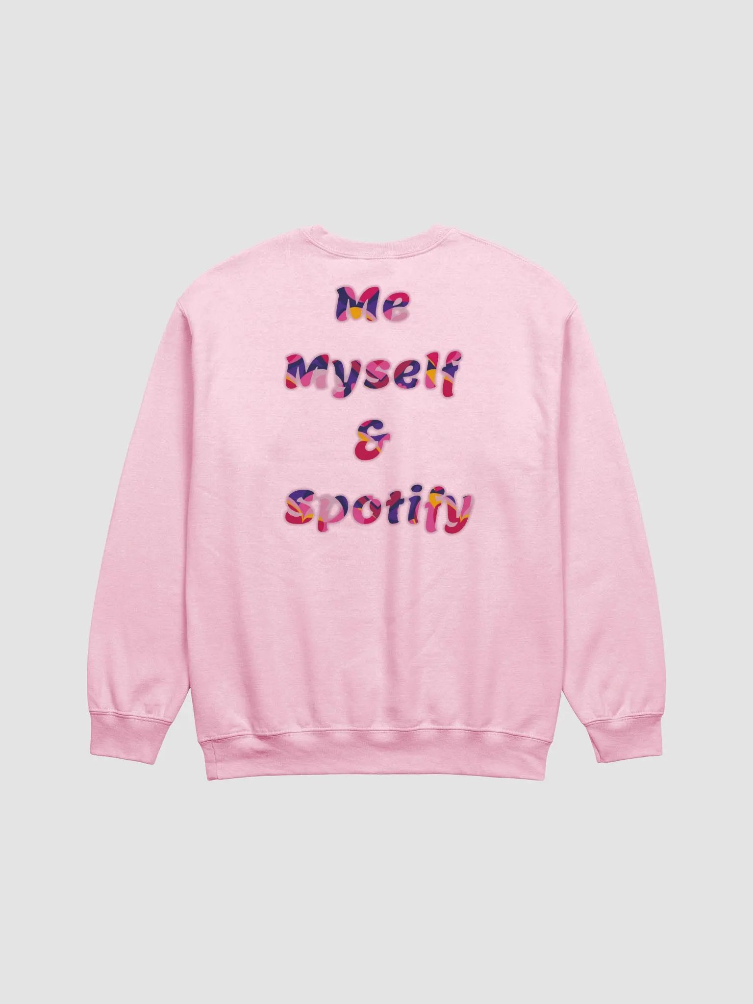 Me, Myself & Spotify Midnight Black Classic Crewneck Sweatshirt product image (5)