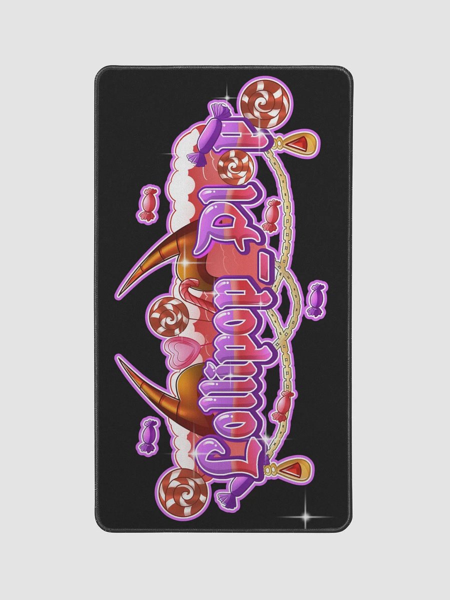 Lollipop Desk Mat Black Medium product image (1)