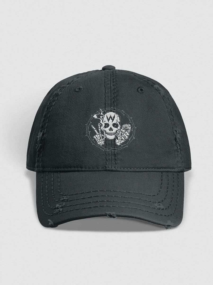 Skull Inhaler Distressed Hat product image (5)