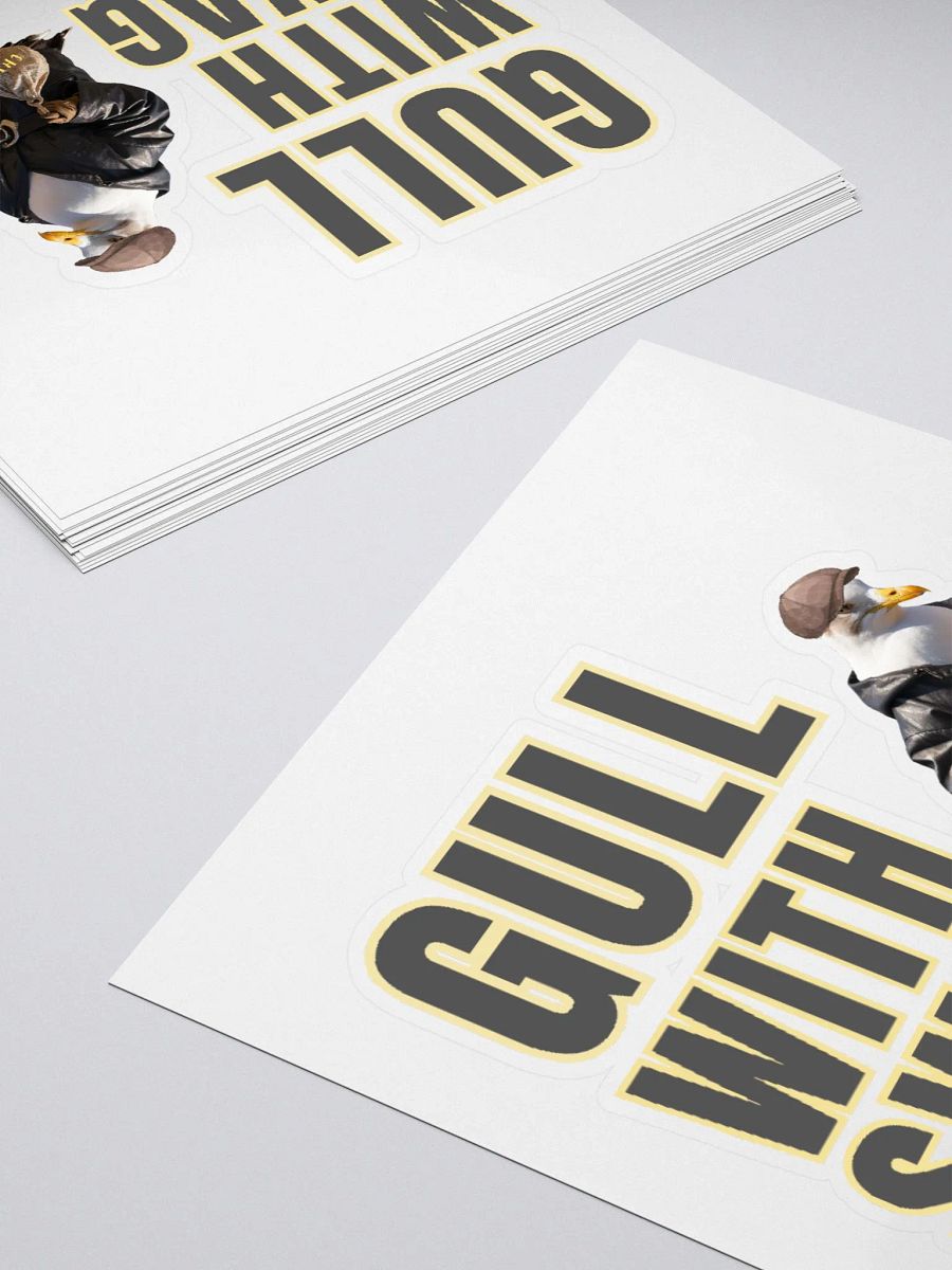 Gull with Swag Kiss Cut Sticker product image (11)
