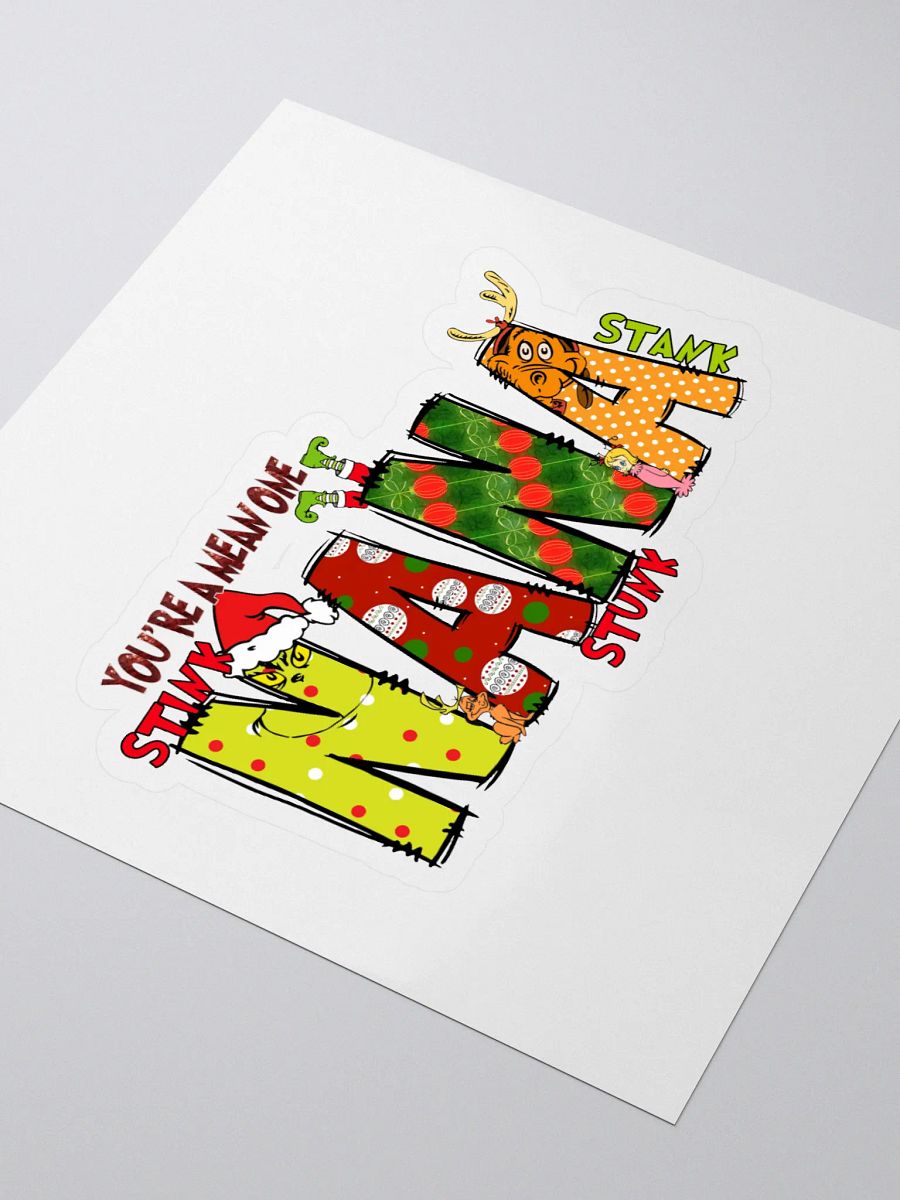 Whimsical NANA Christmas Kiss Cut Stickers product image (3)