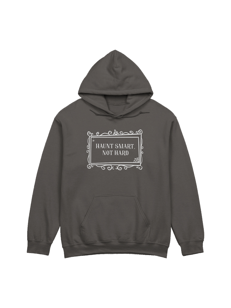 [UM Designs] Haunt Smart - Unisex Pullover Graphic Hoodie [black letters] product image (1)