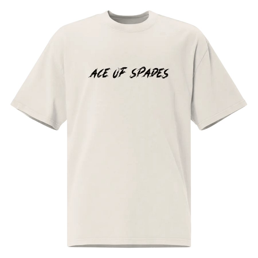 ACE OF SPADES ♠️ oversized tee product image (1)