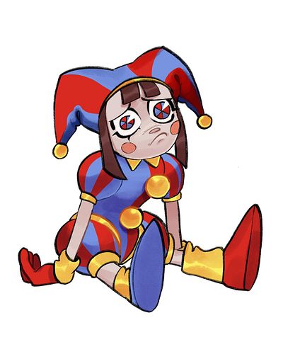 Sad Jester Girl #tadc #pomni