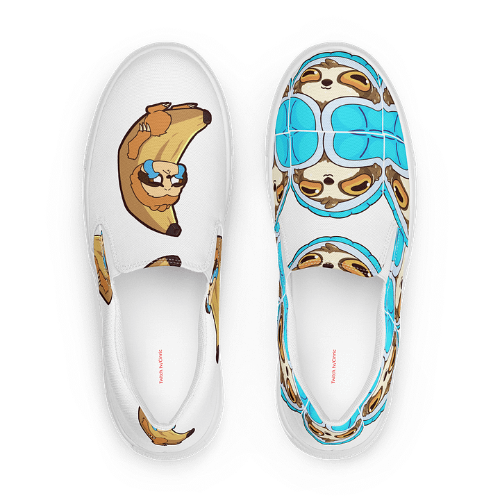 Slothin Around at the speed of Sound - Ladies Canvas Shoes product image (1)