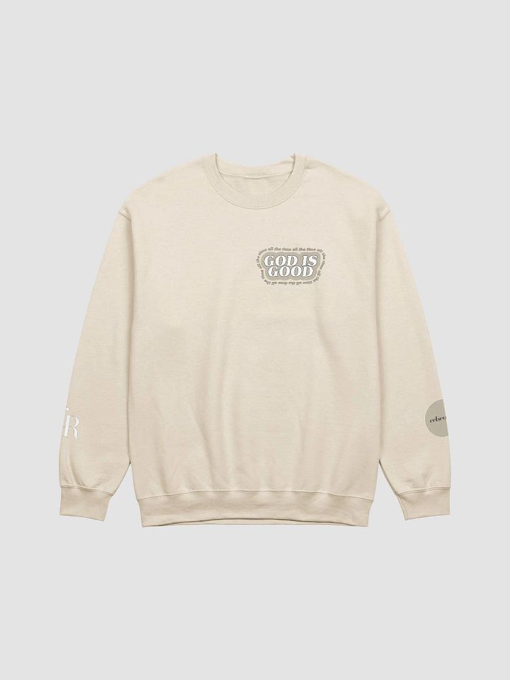 TAN God is Good Sweatshirt product image (1)