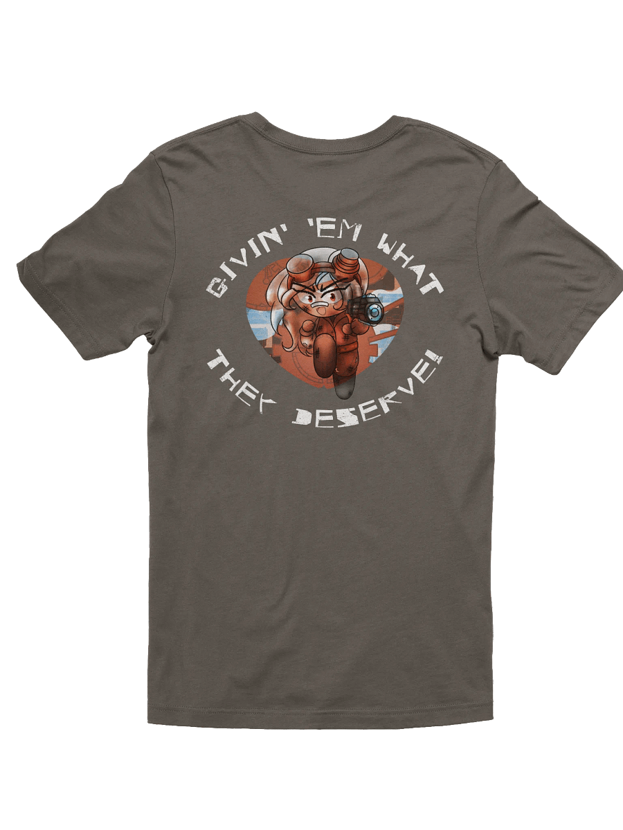 "GIVIN' 'EM WHAT THEY DESERVE!" Chibi Noure Tee product image (9)