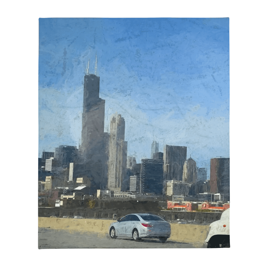 A Clear Drive Chicago Throw Blanket product image (13)