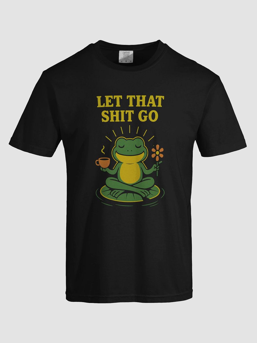 Zen Frog Let That Shit Go Premium Unisex T-Shirt product image (22)