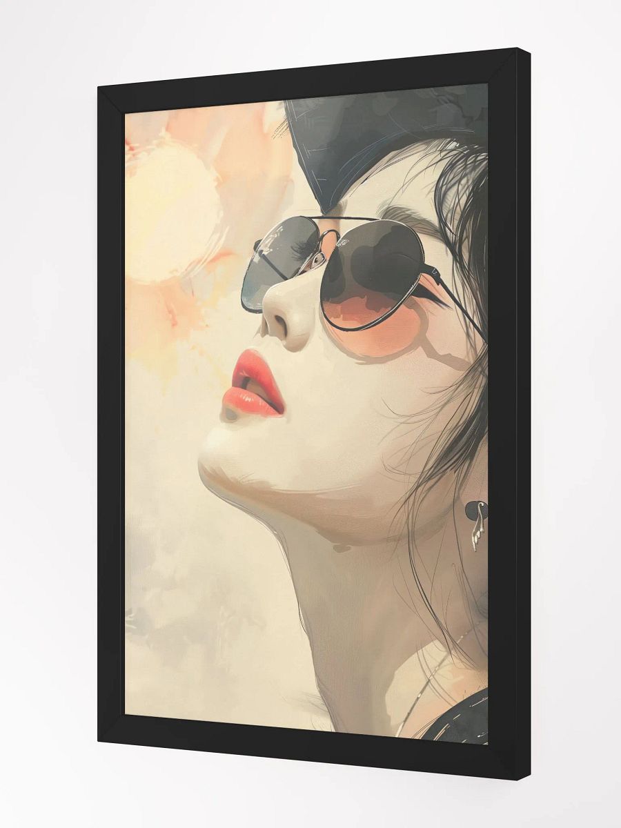 Sun-Kissed Reflections - Pop Art Poster Framed product image (4)