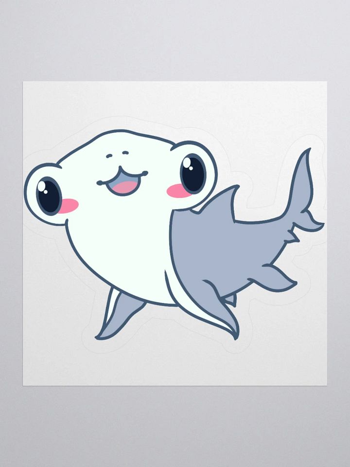 Adorable Shark Kiss Cut Stickers product image (3)