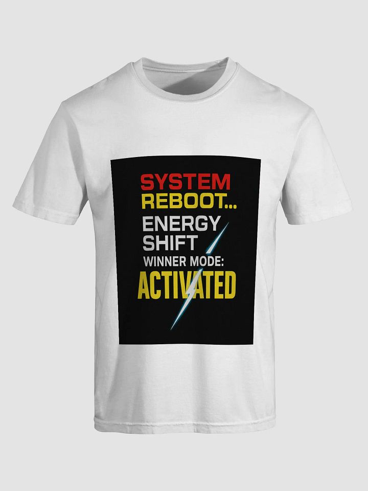 System Reboot – Power Reset Edition (White Tee) product image (1)