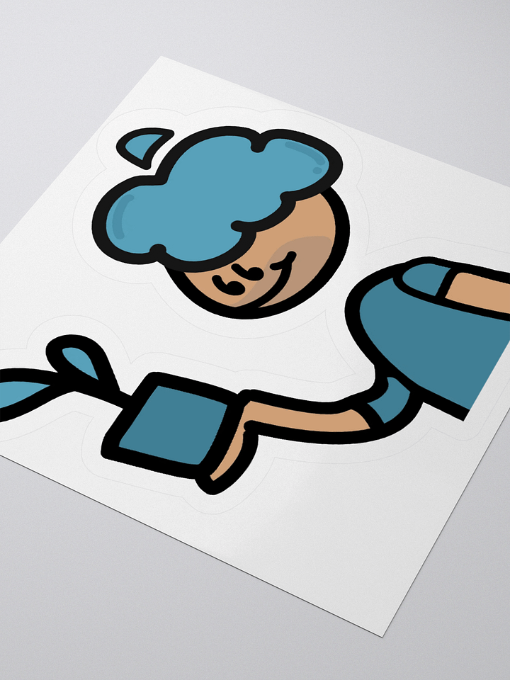 MakerSpace Andy Kiss Cut Sticker product image (1)