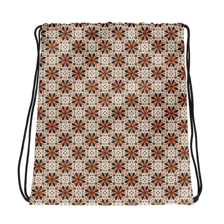 Autumn Flowers Drawstring Bag product image (1)