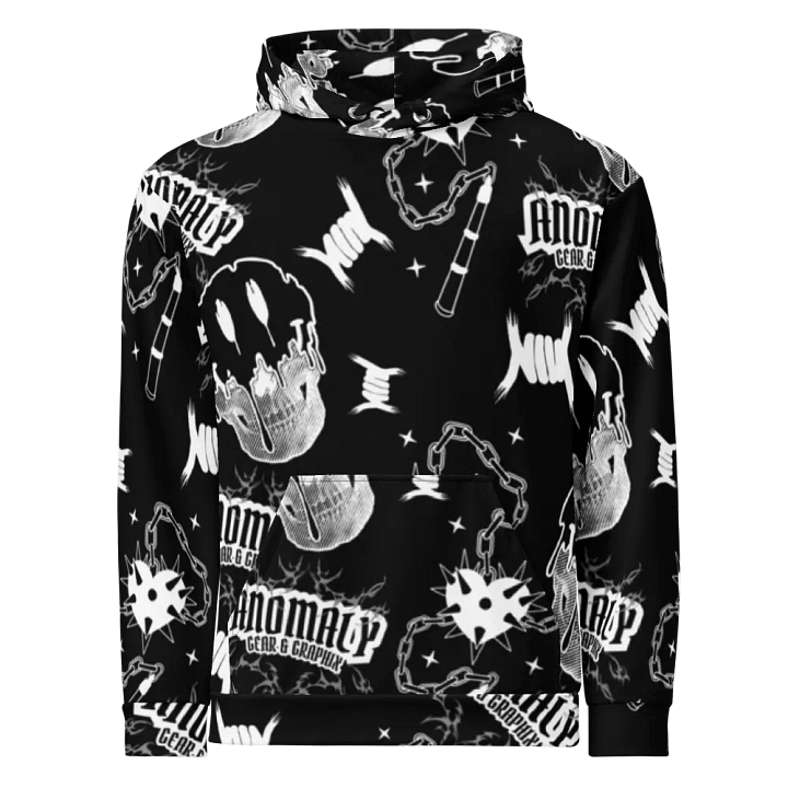 Anomaly All Over Unisex Black Hoodie product image (1)