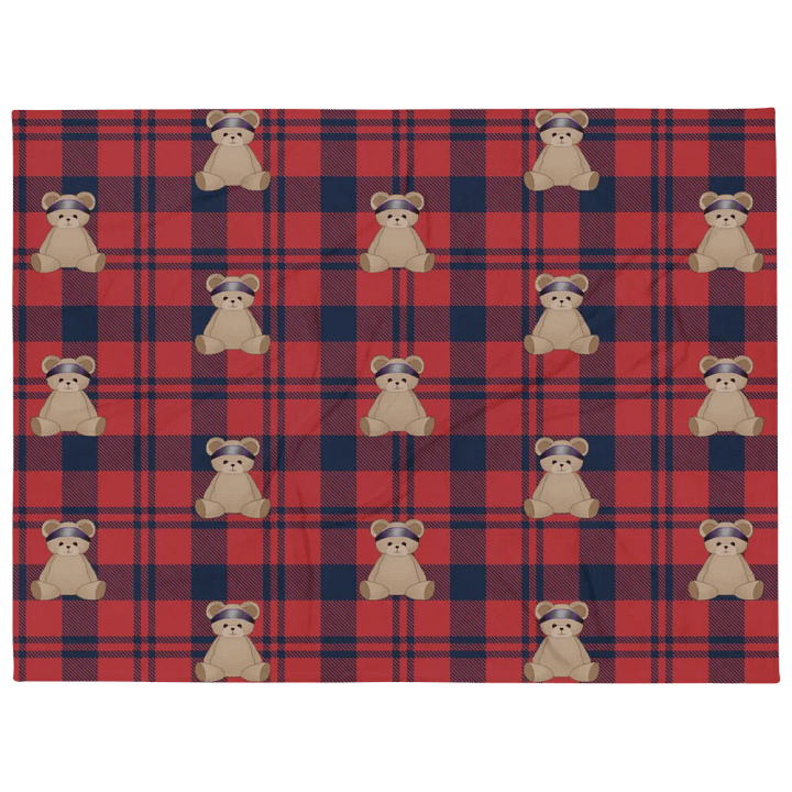 Plaid Bear Blanket product image (1)