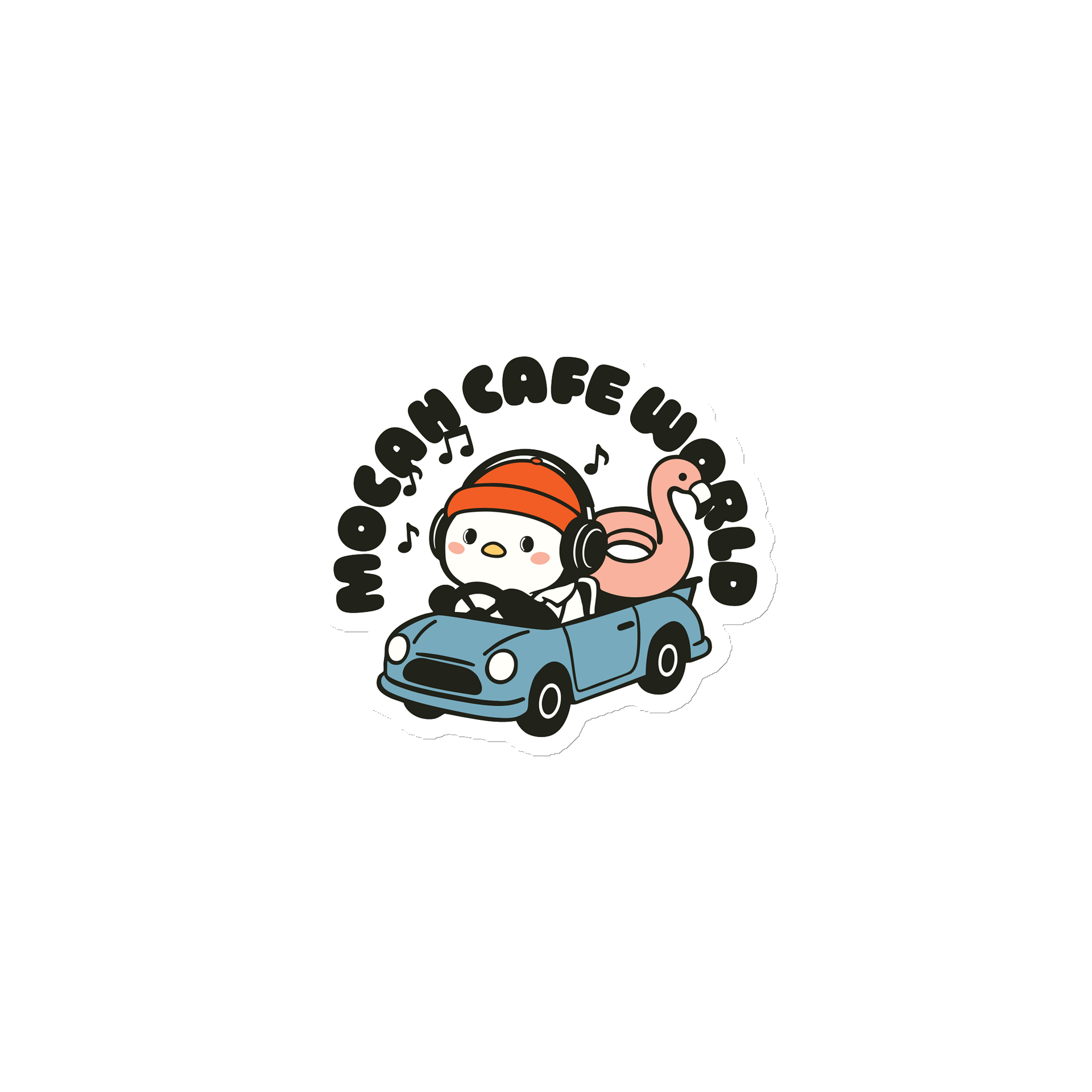 Road Trip Kengu Die-Cut Magnet product image (1)