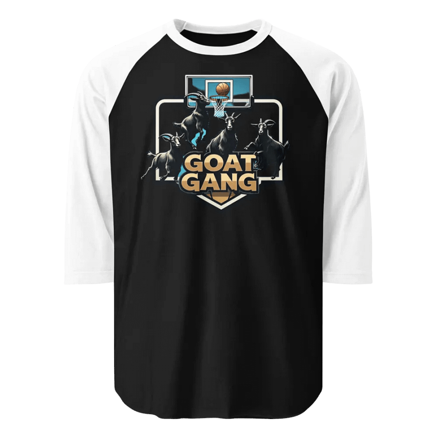 Goat Gang Basketball ( Tultex Fine Jersey Raglan Tee ) product image (1)