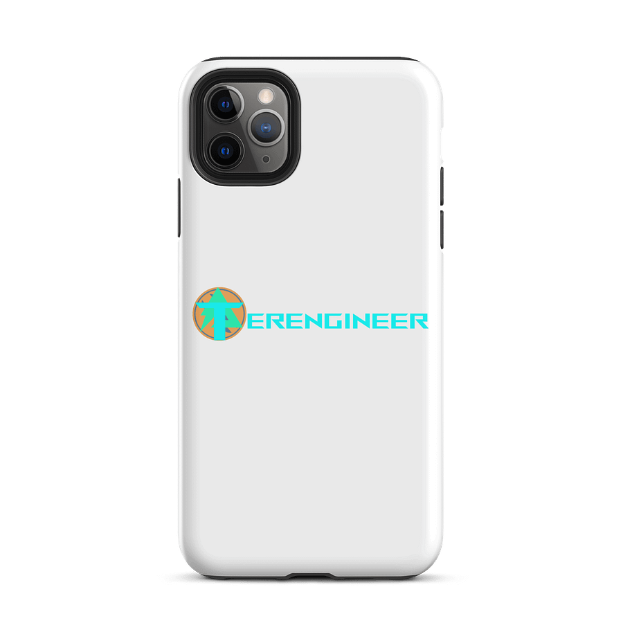 Terengineer Font Tough iPhone Case (White) product image (2)