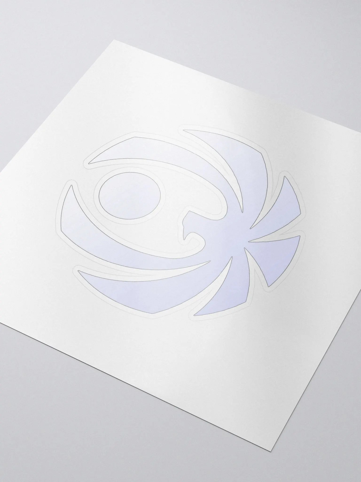 CroweGamingg Kiss Cut Stickers White Logo Stickers product image (3)