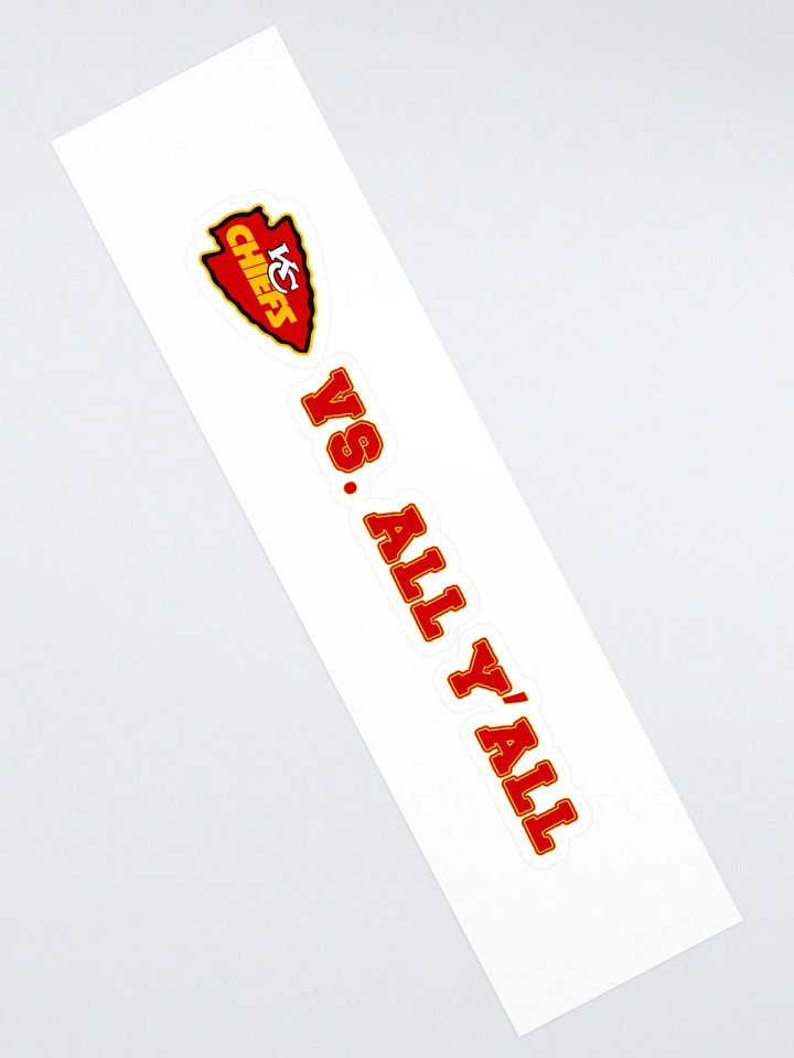 Chiefs Vs. All Y'all Kansas City Football Rivalry Design product image (2)