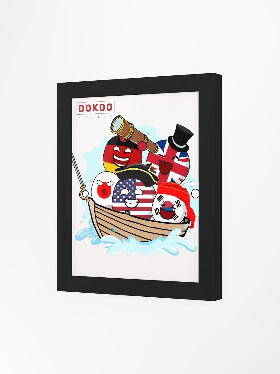 Countryball Framed High-Quality Matte Poster (in) product image (74)