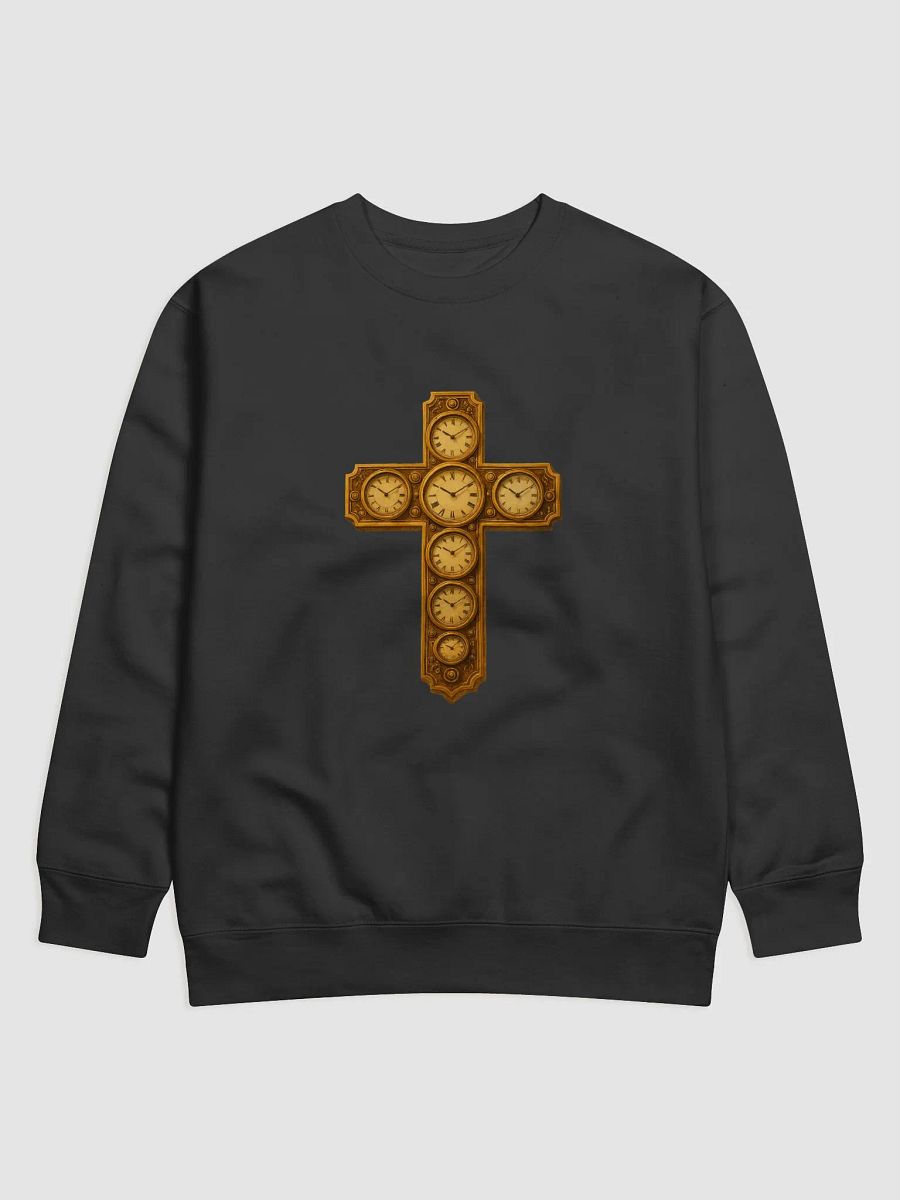 Vintage Clocks Cross Design Sweatshirt product image (8)