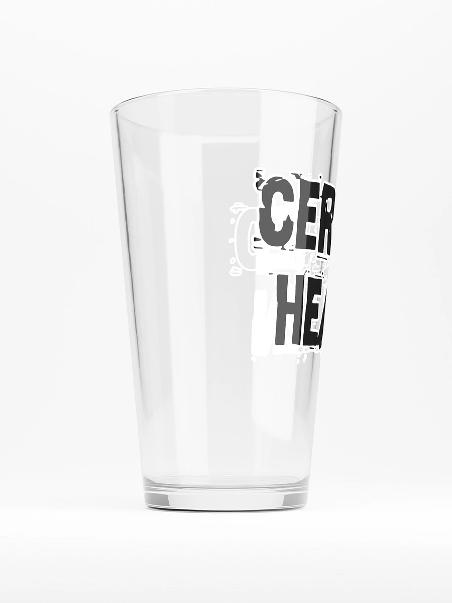 Certified Heathen Pint Glass product image (3)