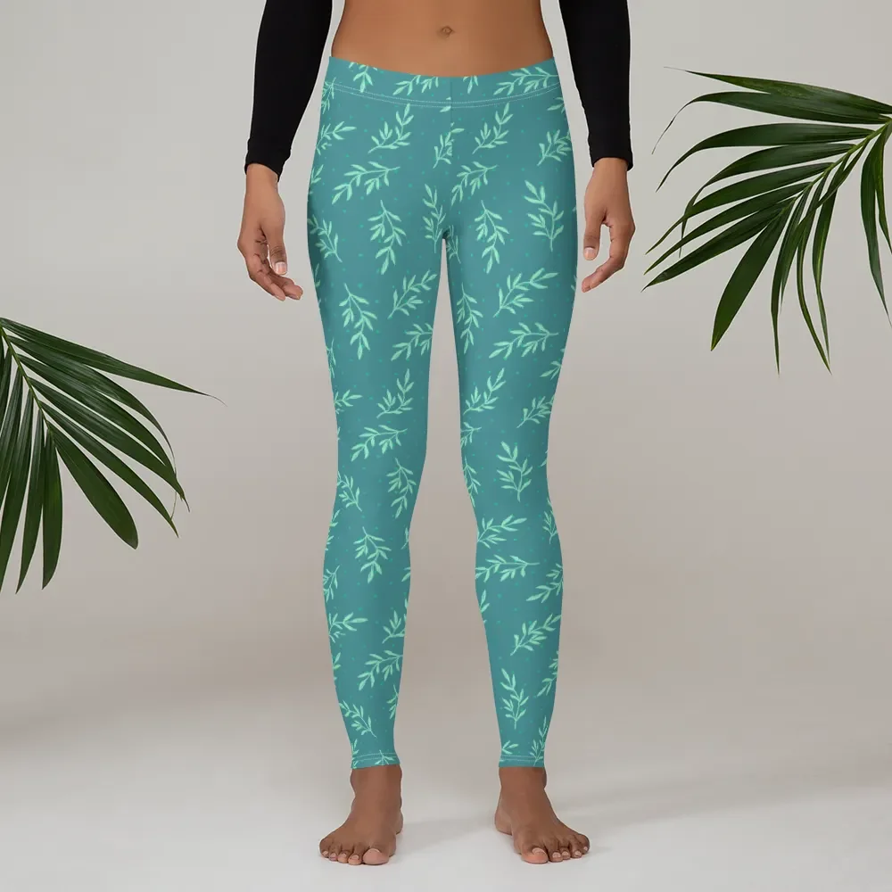 Turq All-Over Print Leggings product image (4)