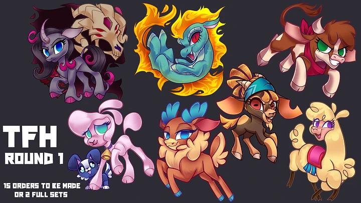 Them's Fightin Herds |PRE ORDER | - Keychain Standees product image (1)