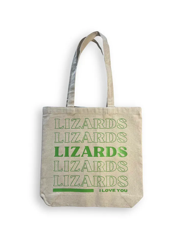 LIZARDS LIZARDS LIZARDS Tote product image (1)