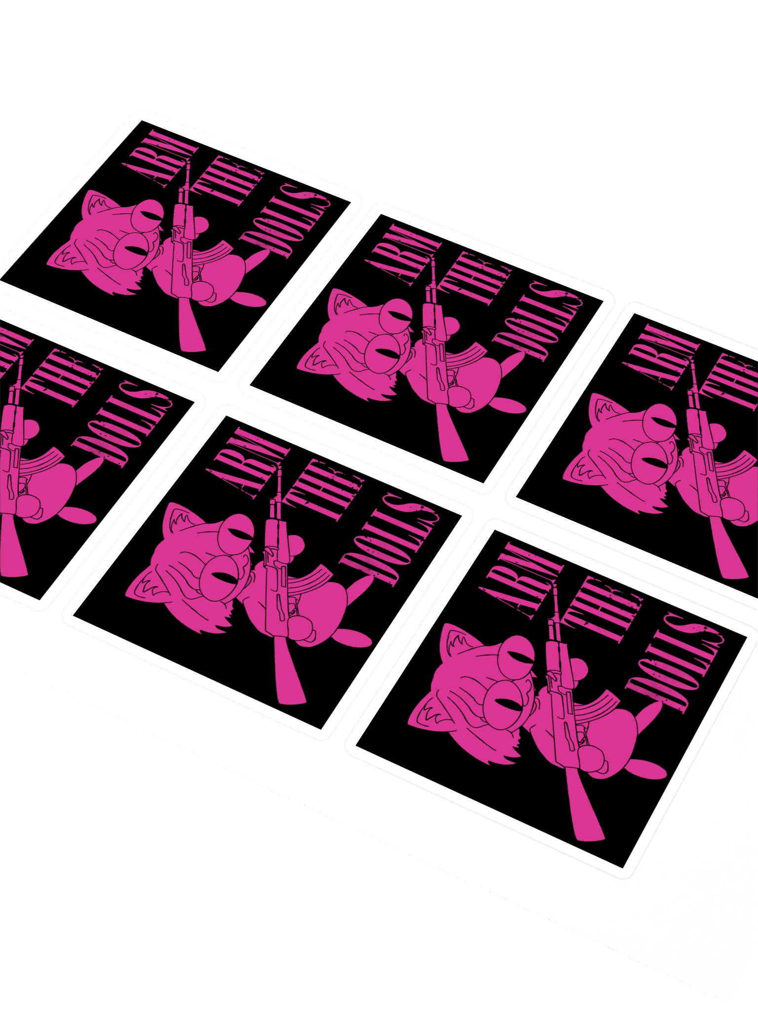 Arm The Dolls sticker sheet product image (2)