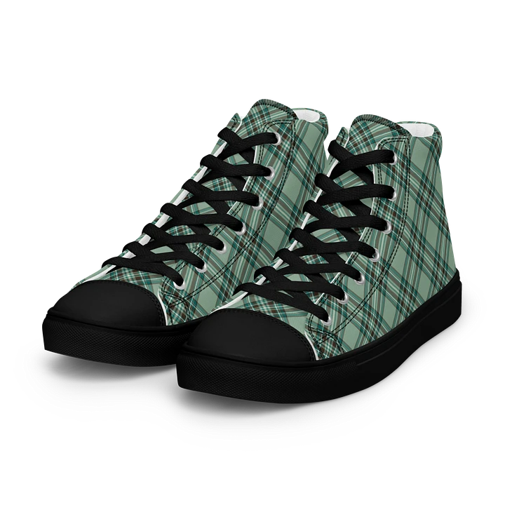 Kelly Tartan Men's High Top Shoes product image (2)