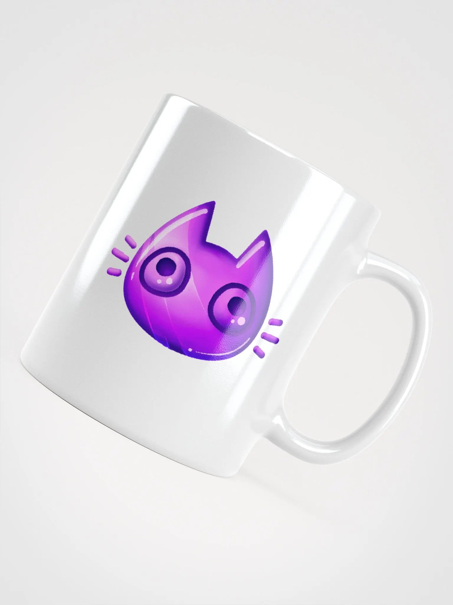 Purple Cat Face Mug product image (4)
