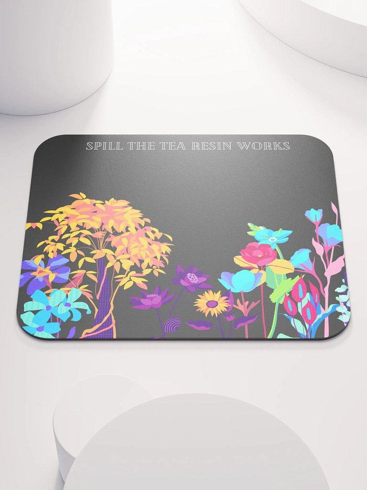 Spill The Tea Resin Garden Mouse Pad product image (1)