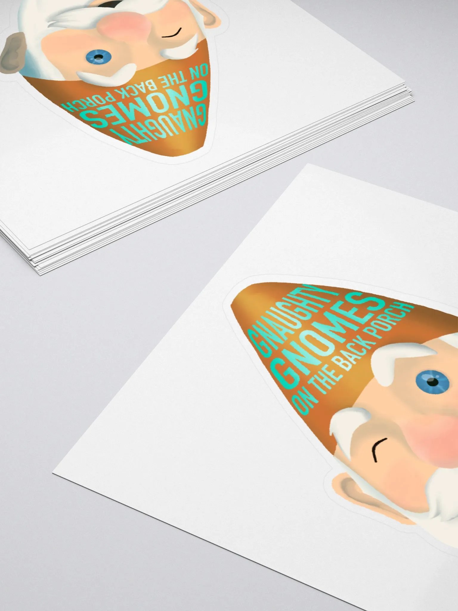 Gnaughty Gnome Sticker product image (4)