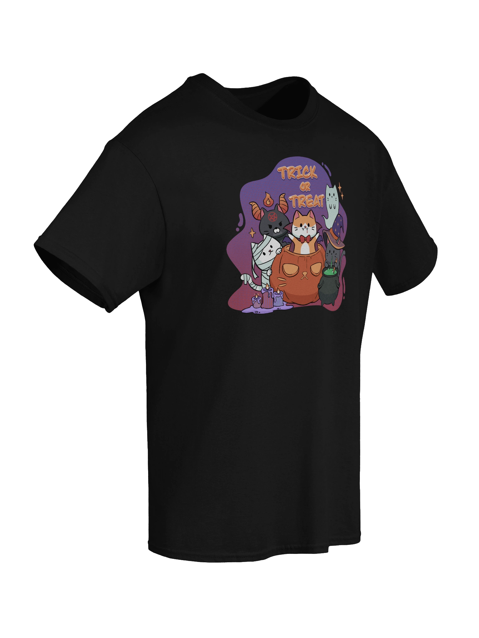 Cat Halloween T-shirt product image (29)