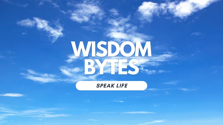 Wisdom Bytes: Let's Speak Life product image (1)