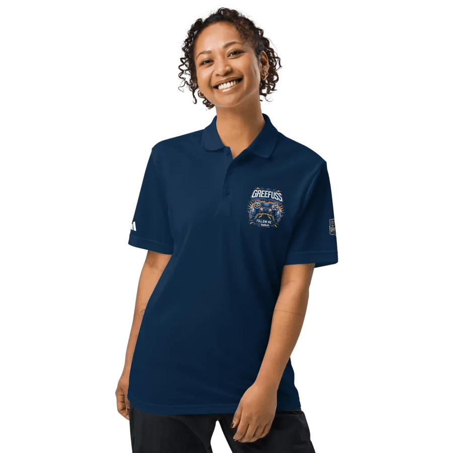 Adidas branded greefuss Graphic Polo Shirt product image (9)