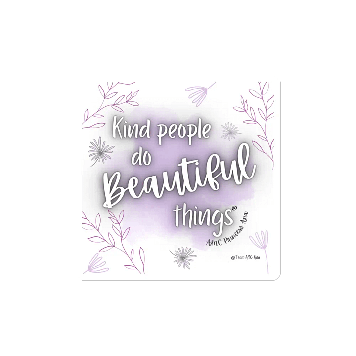 KPDBT - White/Lavender Magnet product image (1)