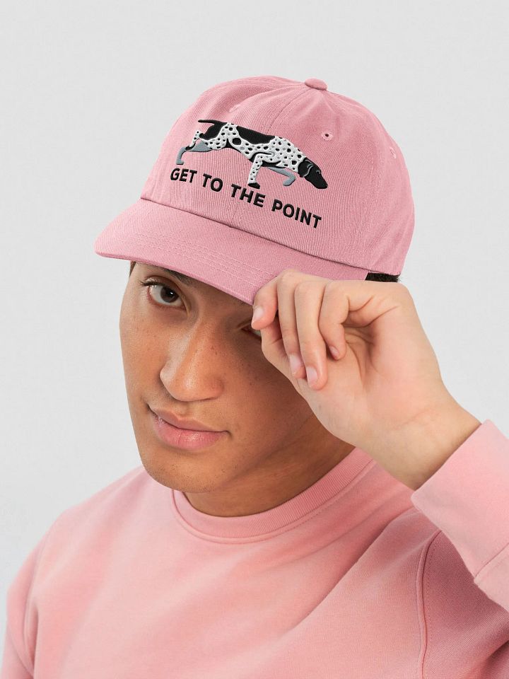 Get to the Point Classic Dad Hat(Embroidered) of a German Shorthaired Pointer(Black Roan) product image (26)