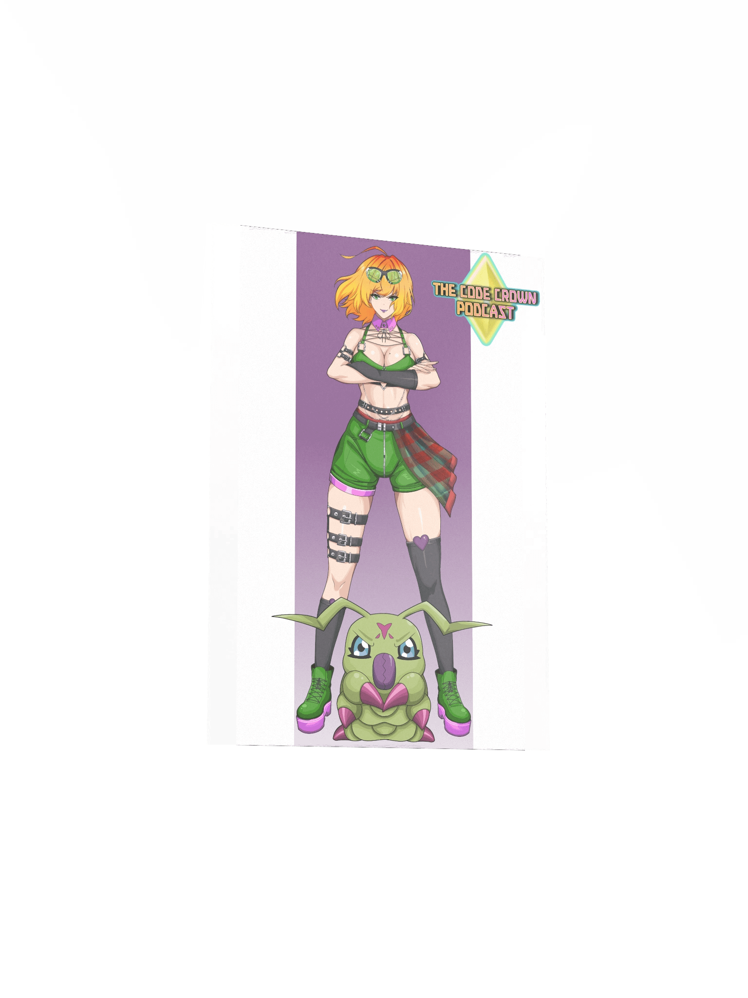 AJ and Wormmon w/ Logo Print product image (5)