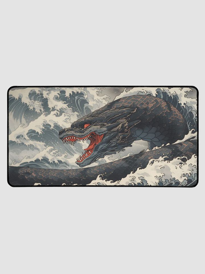 Sea Serpent Desk Mat Ukiyo-E product image (1)